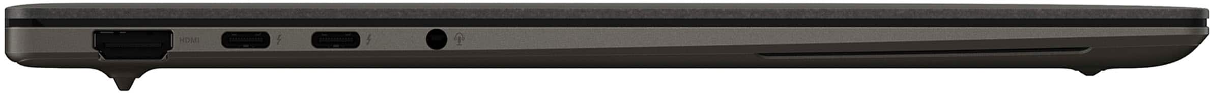 Alt View 10. ASUS - Zenbook S 14 - 14" 3K OLED Touch Laptop - Copilot+ PC - Intel Core Ultra 7 - 16GB Memory - 1TB SSD - Zumaia Gray.