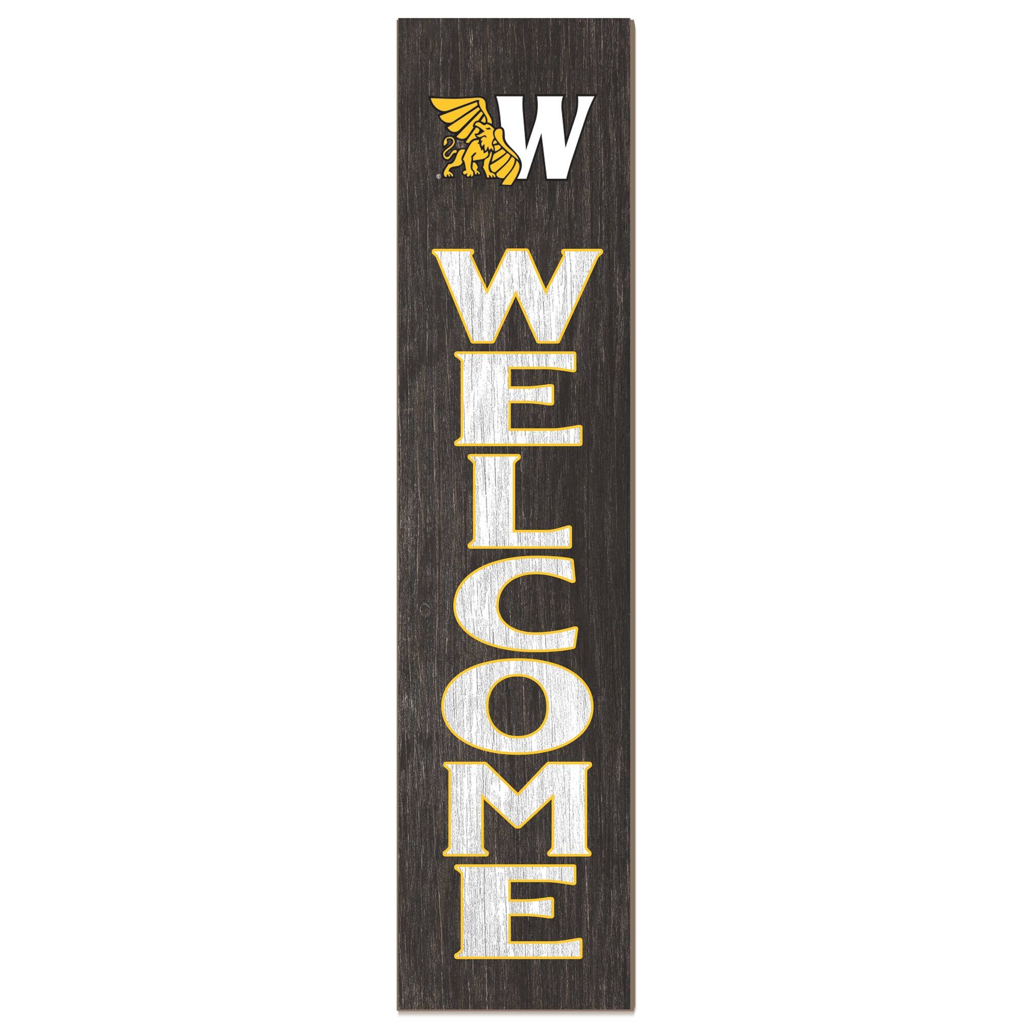 Missouri Western State Griffons 12'' x 48'' Welcome Outdoor Leaner