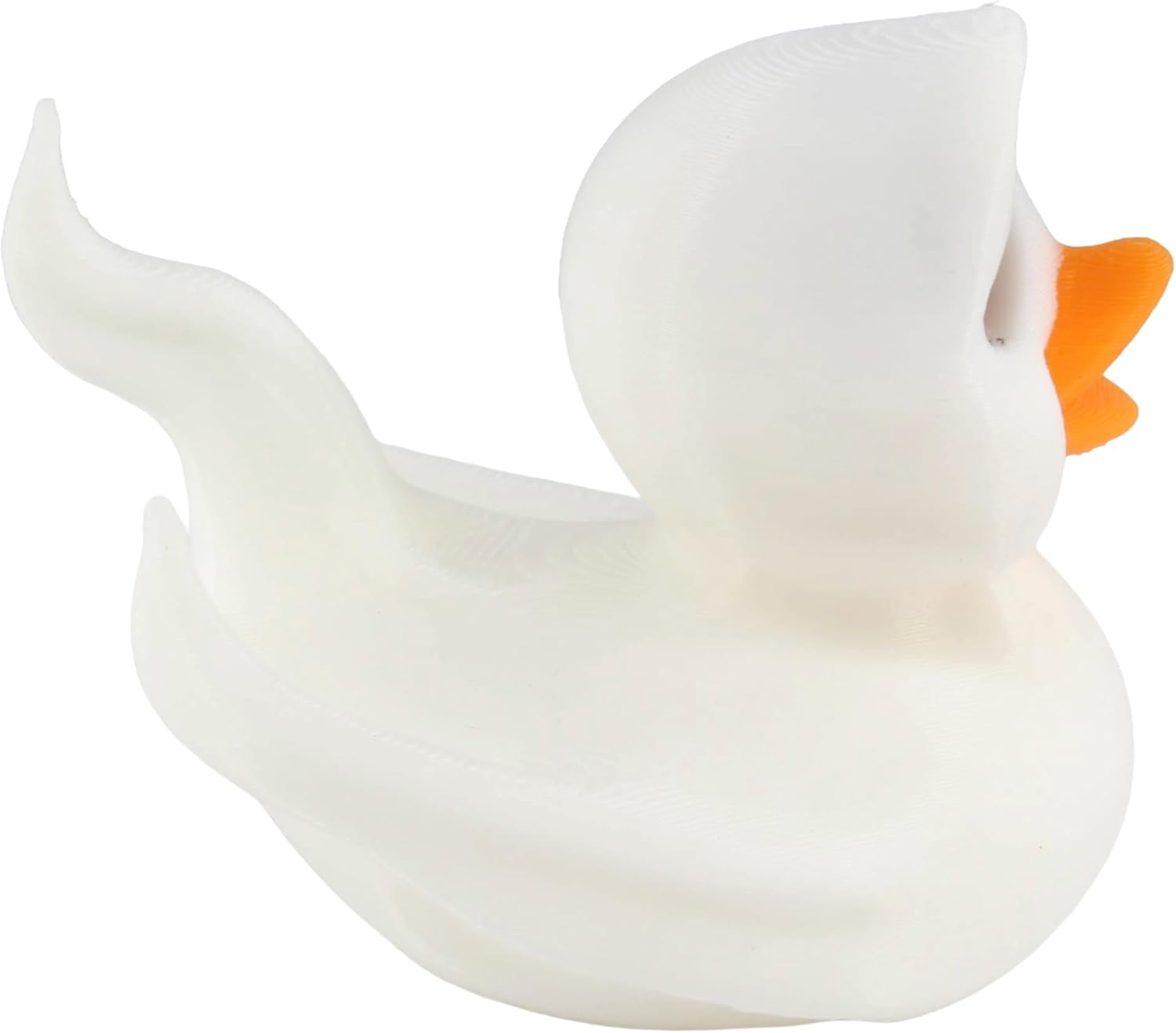 Left. JuzToys - Spooky Ghost Duck Figurine 4x4 Ducking, Fun Car Dashboard Accessory, Ghost Figure Ducks for Cars, by PowerTRC - White.