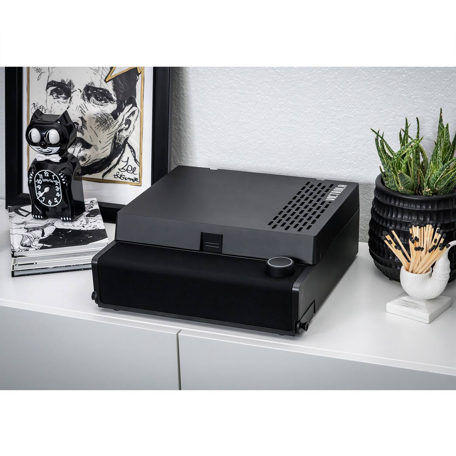 Alt View Zoom 22. Victrola - Revolution GO Portable Record Player - Black.