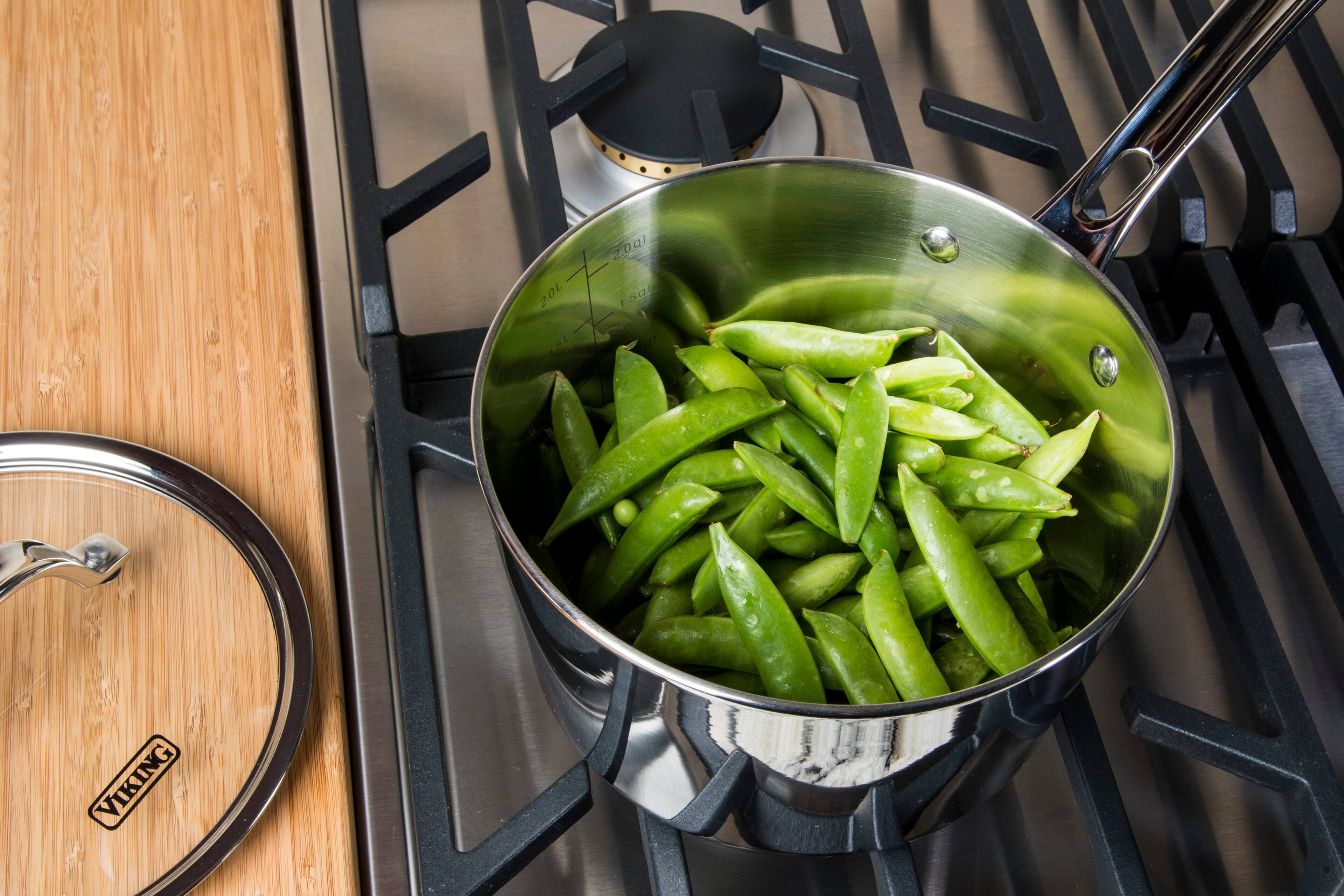 Alt View 29. Viking - Contemporary 3 Ply 10 Piece Cookware Set- Mirror - Stainless Steel.