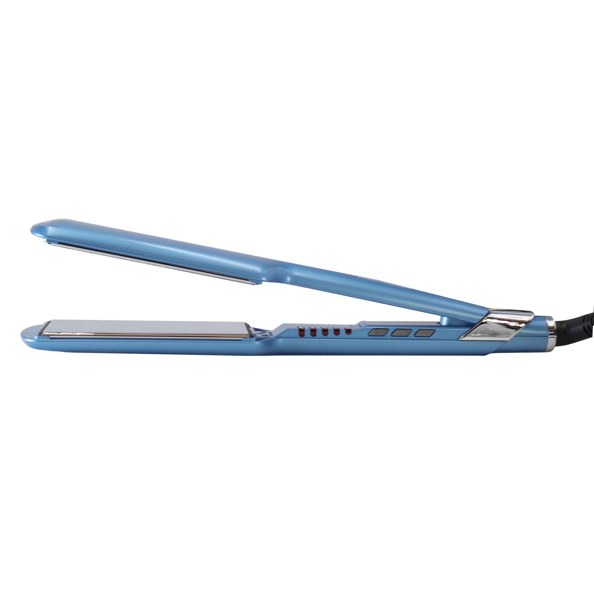 Left. Babyliss - BaByliss Pro Nano Titanium 2" Ultra-Sleek Hair Straightener, Flat Iron - Blue.