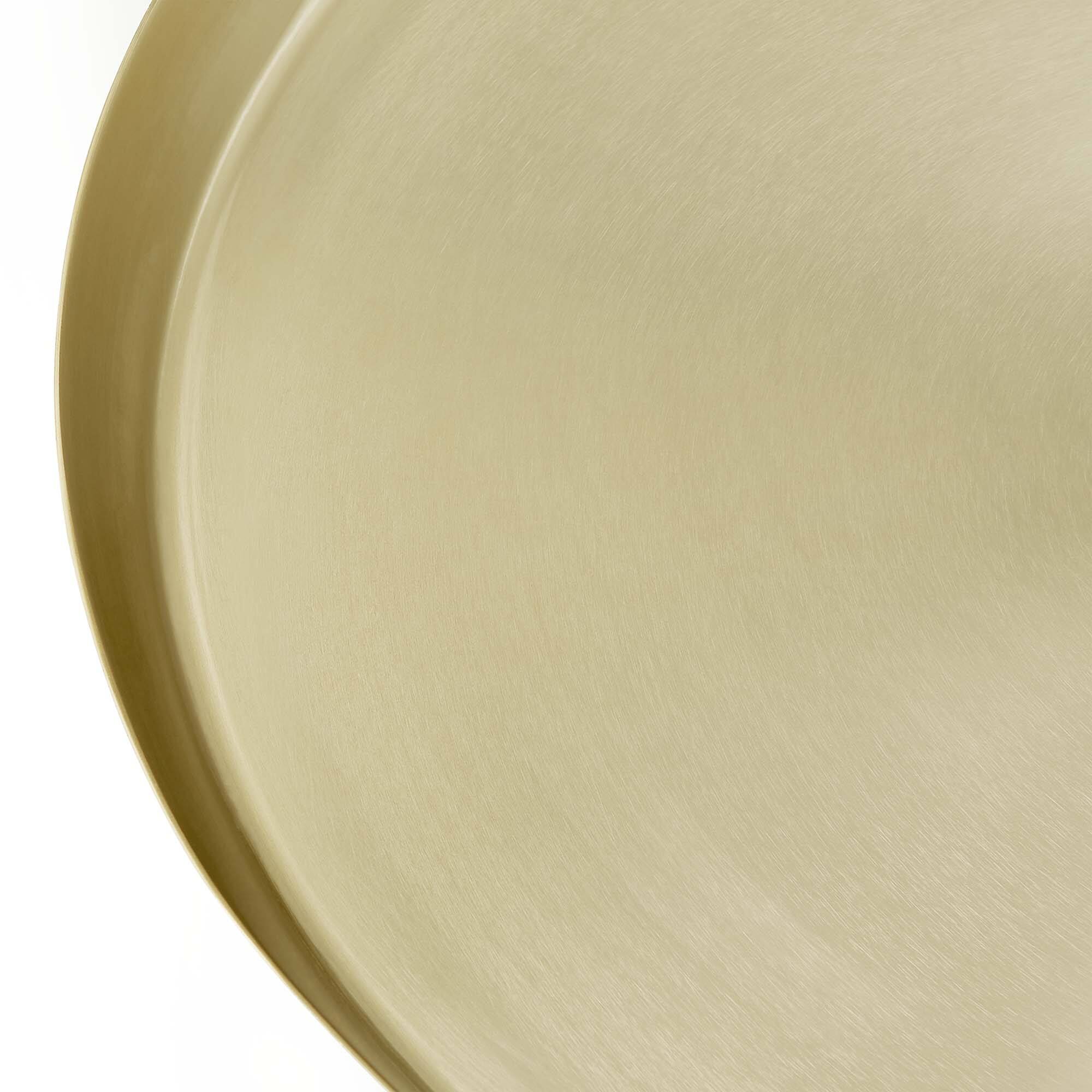 Alt View 4. Modway - Maren Round Side Table by Modway - Brass.