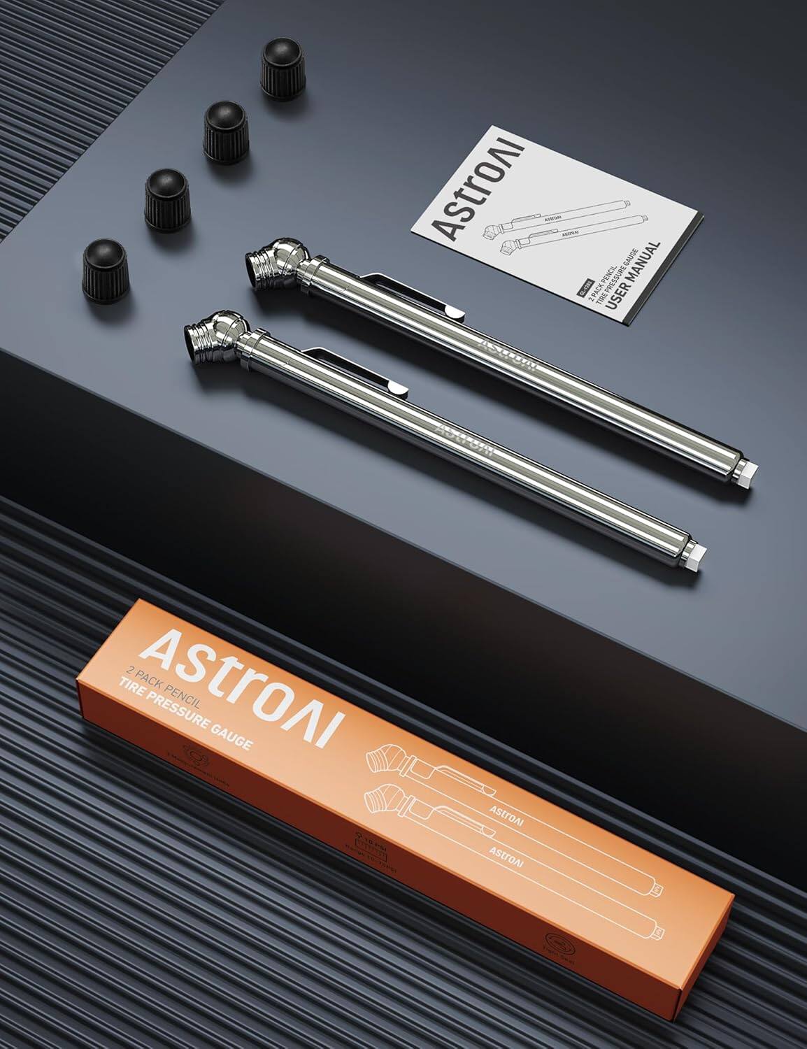 Astron - 2 Pack Tire Pressure Gauge Manual  
Astron - 2 Pack Tire Pressure Gauge