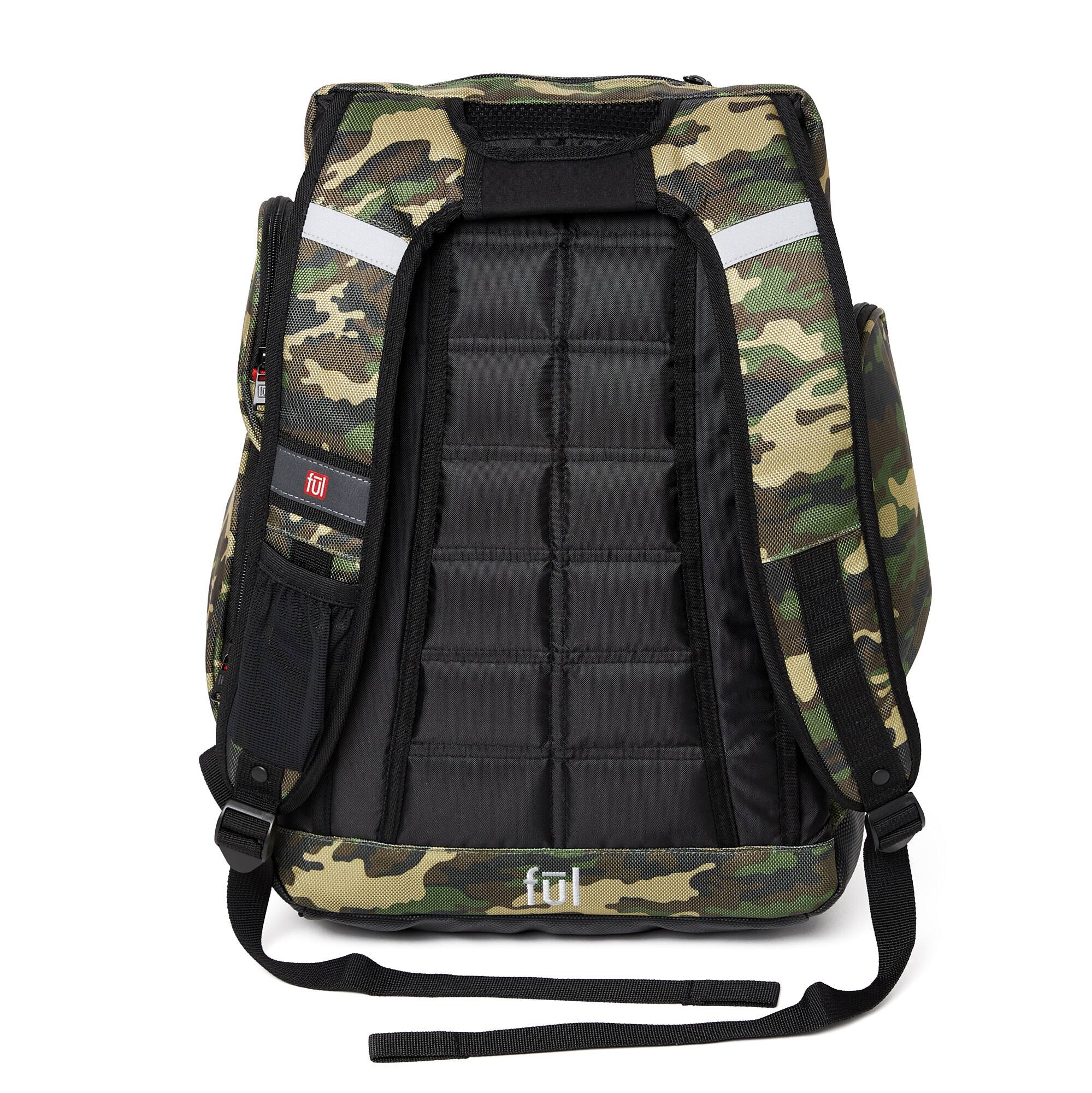 Back. Ful - Refugee Laptop Backpack, Holds a 15-Inch Laptop - CAMO.