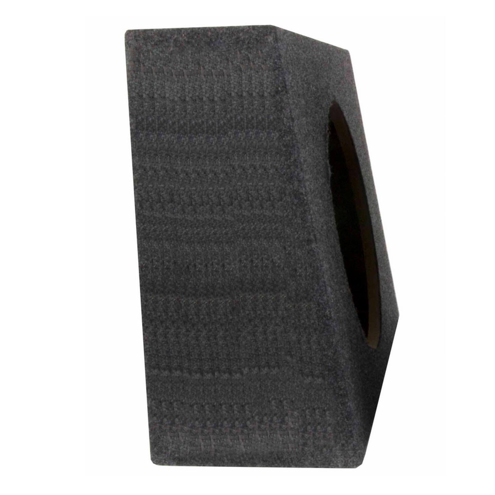 Alt View 3. QPower - QPower 12 Inch Single Slim Shallow Subwoofer Box and Pyle 1600 Watt Subwoofer - Black.