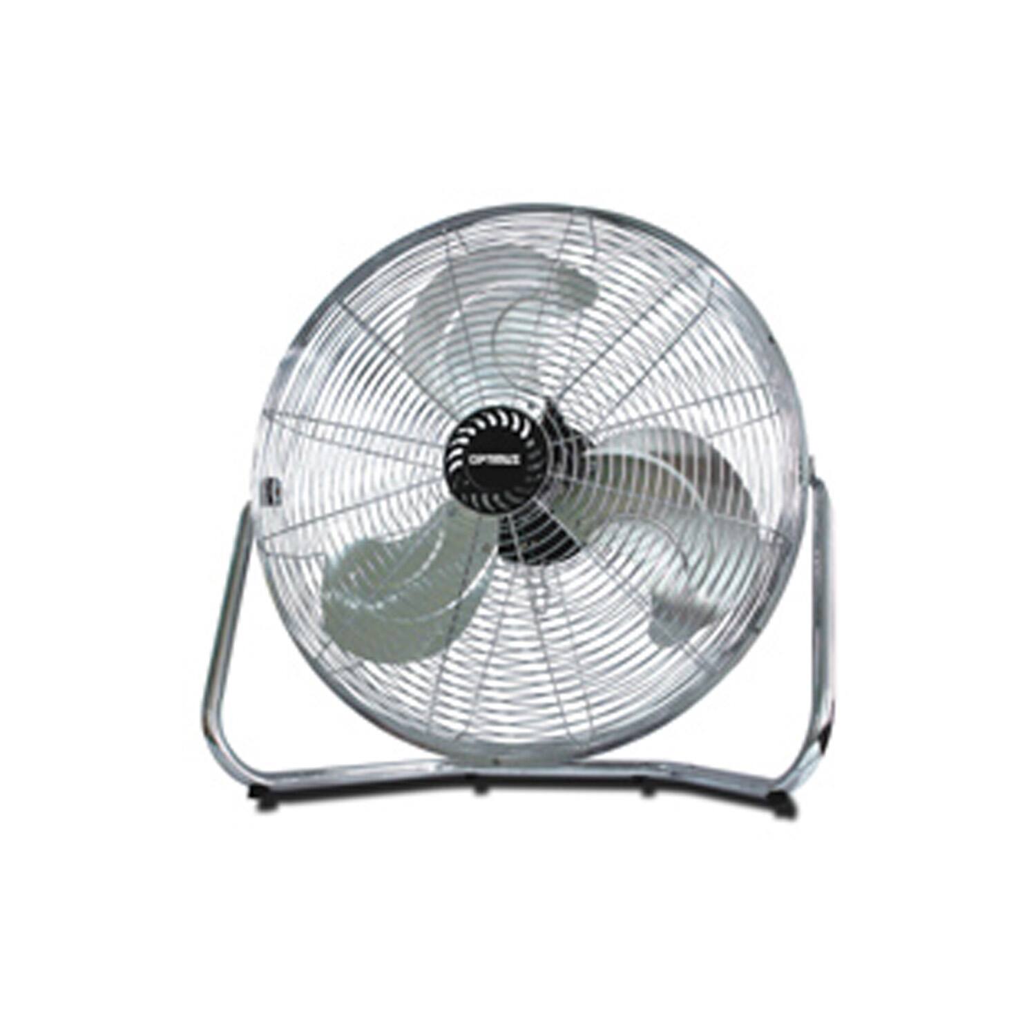 Front. Optimus - Optimus 20 in. Industrial Grade High Velocity Fan in Silver - Silver.