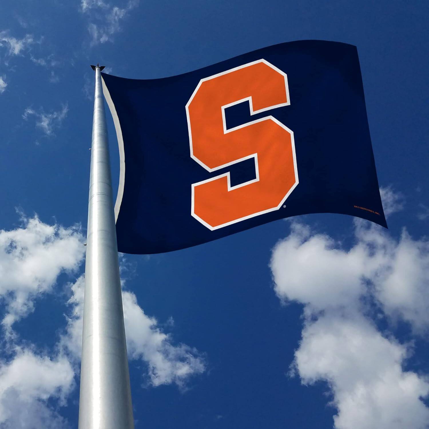 Alt View 3. Rico Industries - Syracuse Indoor / Outdoor 3x5 Banner Flag - Multi.