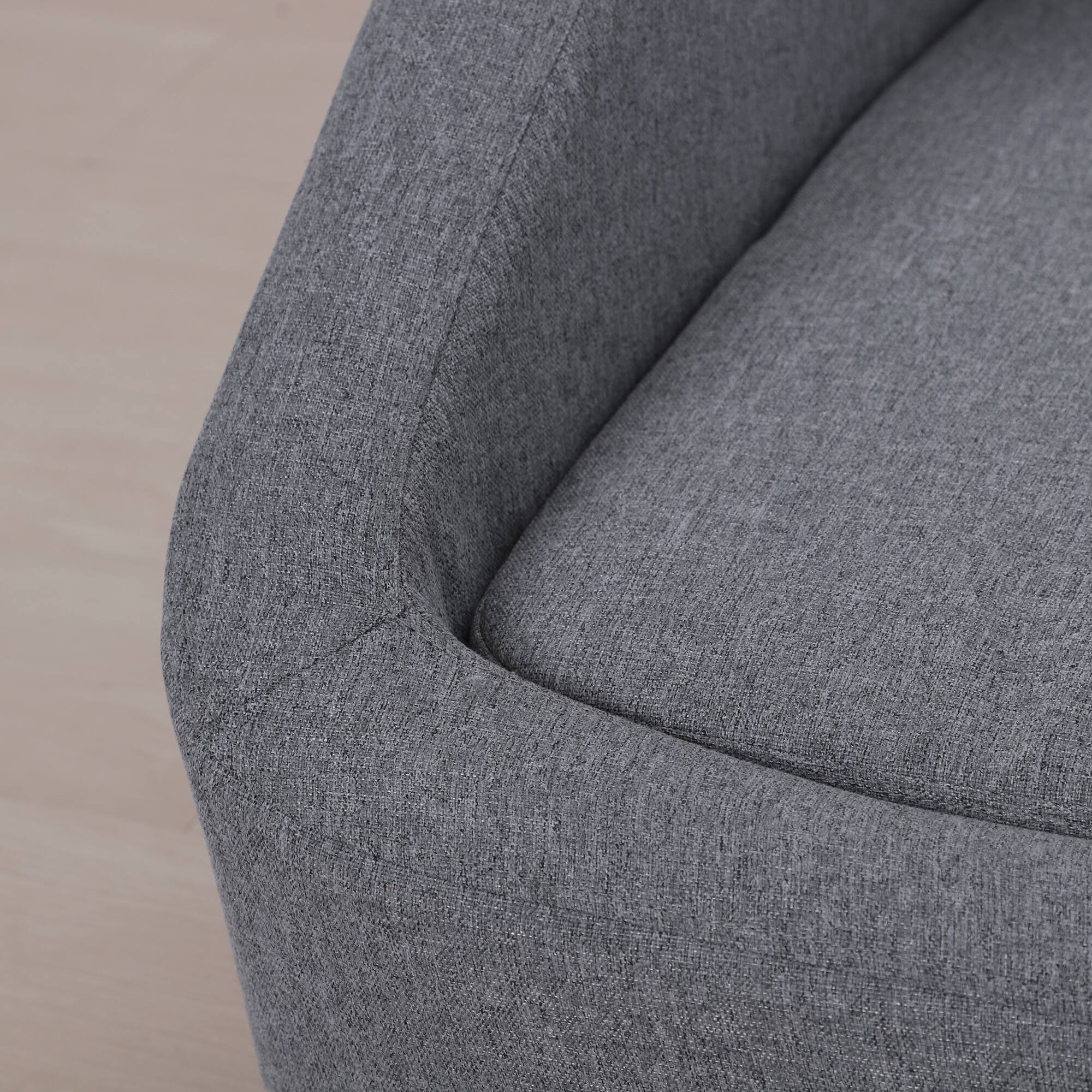 Alt View 5. Pawhut - 38" Dog Sofa, Dog Couch with Removable Cushion, Washable Cover, Anti-slip Feet for Dogs Up to 55 lbs - Gray.