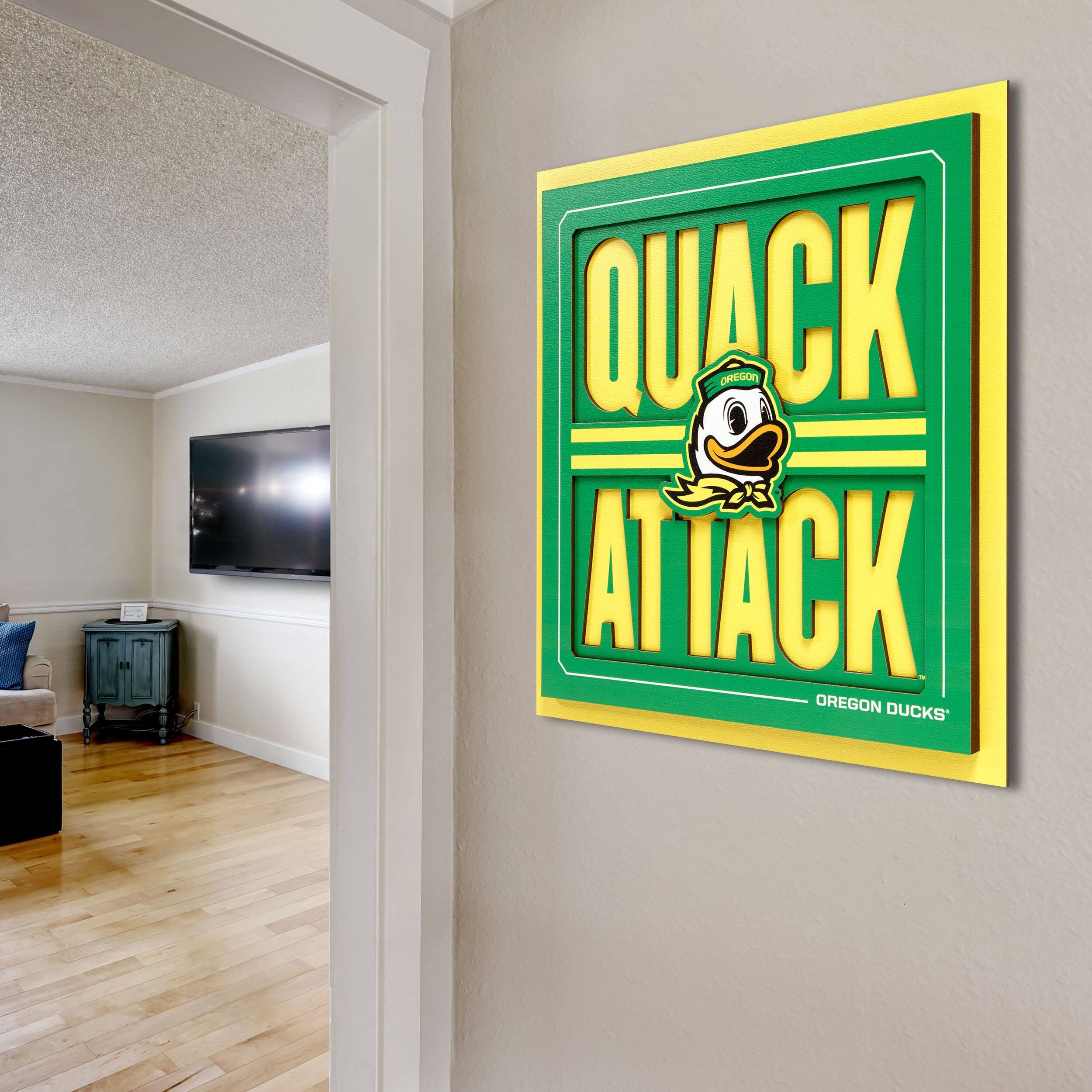 QUACK AT TACK  
OREGON DUCKS