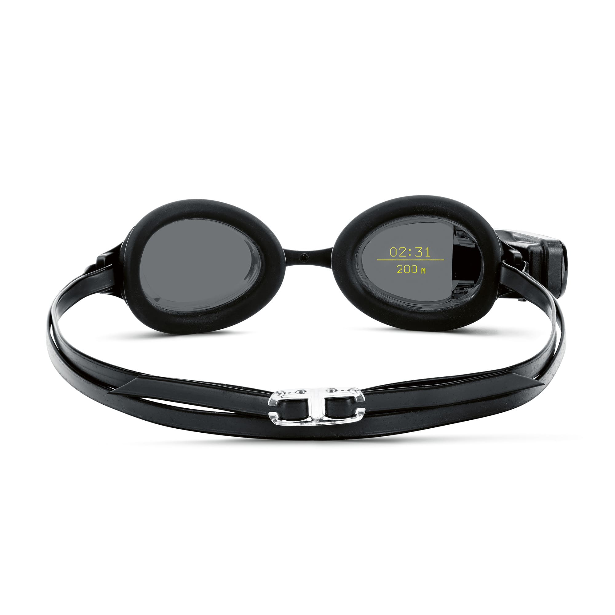 FORM - Smart Swim Goggles - Black - Front_Zoom