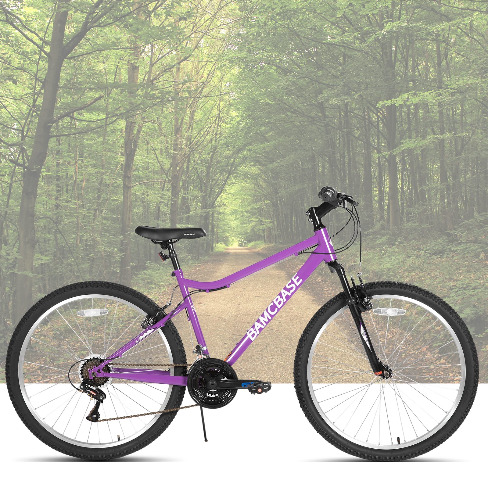 HILAND 26 Inch Womens Mountain Bike with 18 Speed, High Carbon