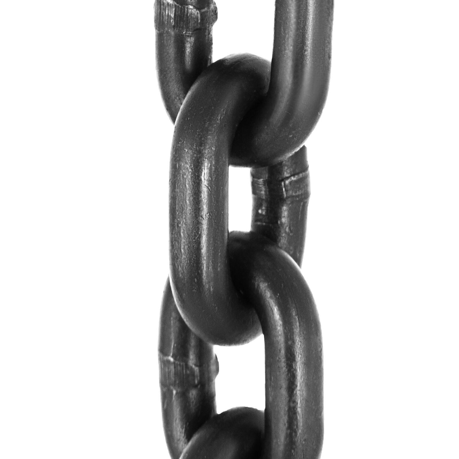 Alt View 5. VEVOR - Chain Sling, 3/8 inch x 5 ft Lifting Chains with Hooks, G80 Engine Chain Hoist Lifts - Black + Red.