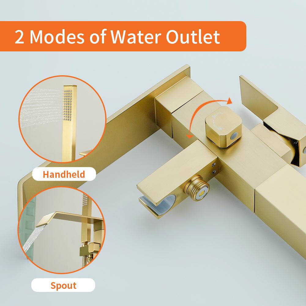 2 Modes of Water Outlet

- Handheld
- Spout