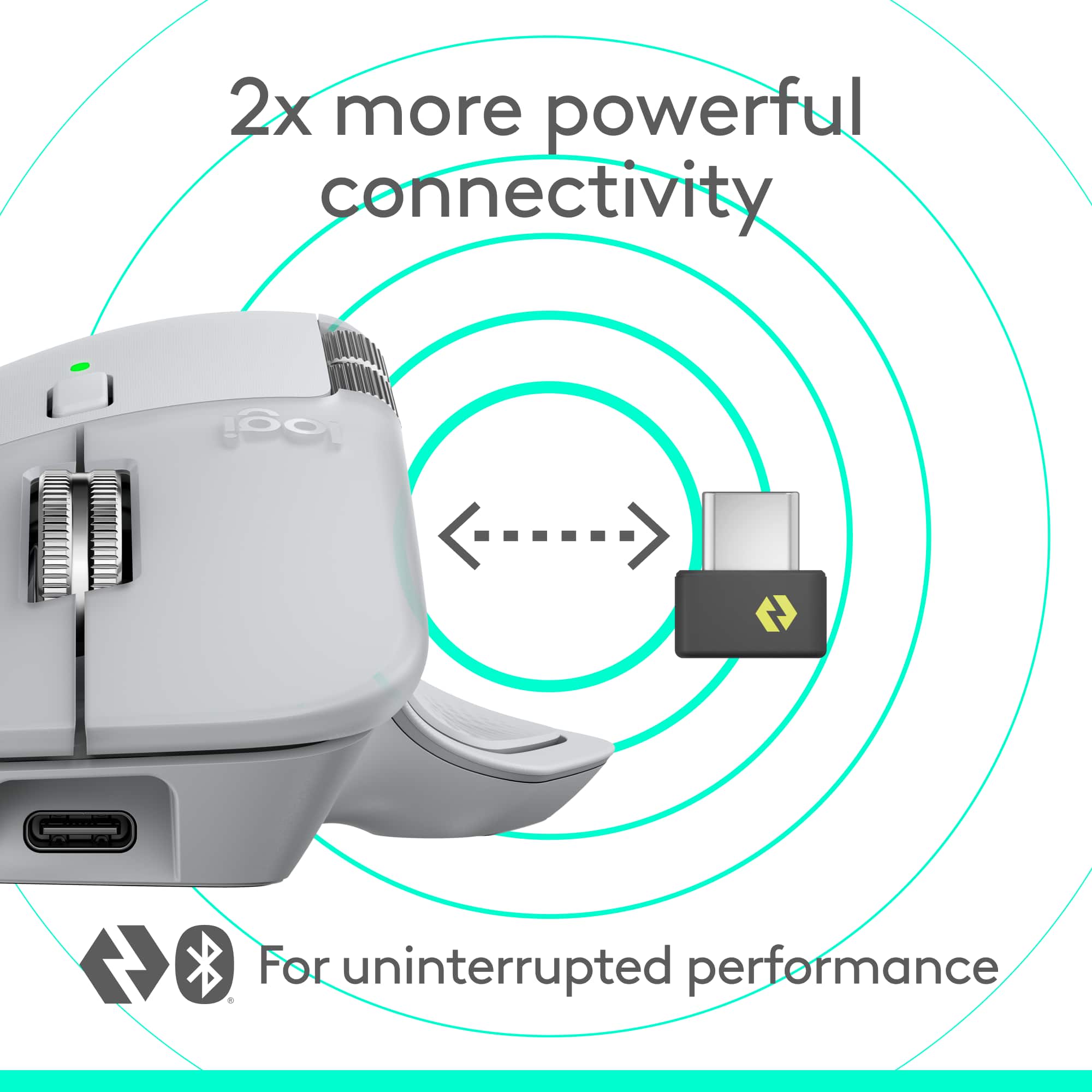 2x more powerful connectivity
For uninterrupted performance