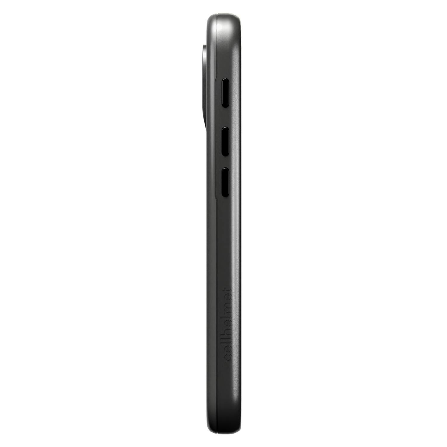 Alt View 2. Cellhelmet - Fortitude Series Case for iPhone 16 Pro - Onyx Black.