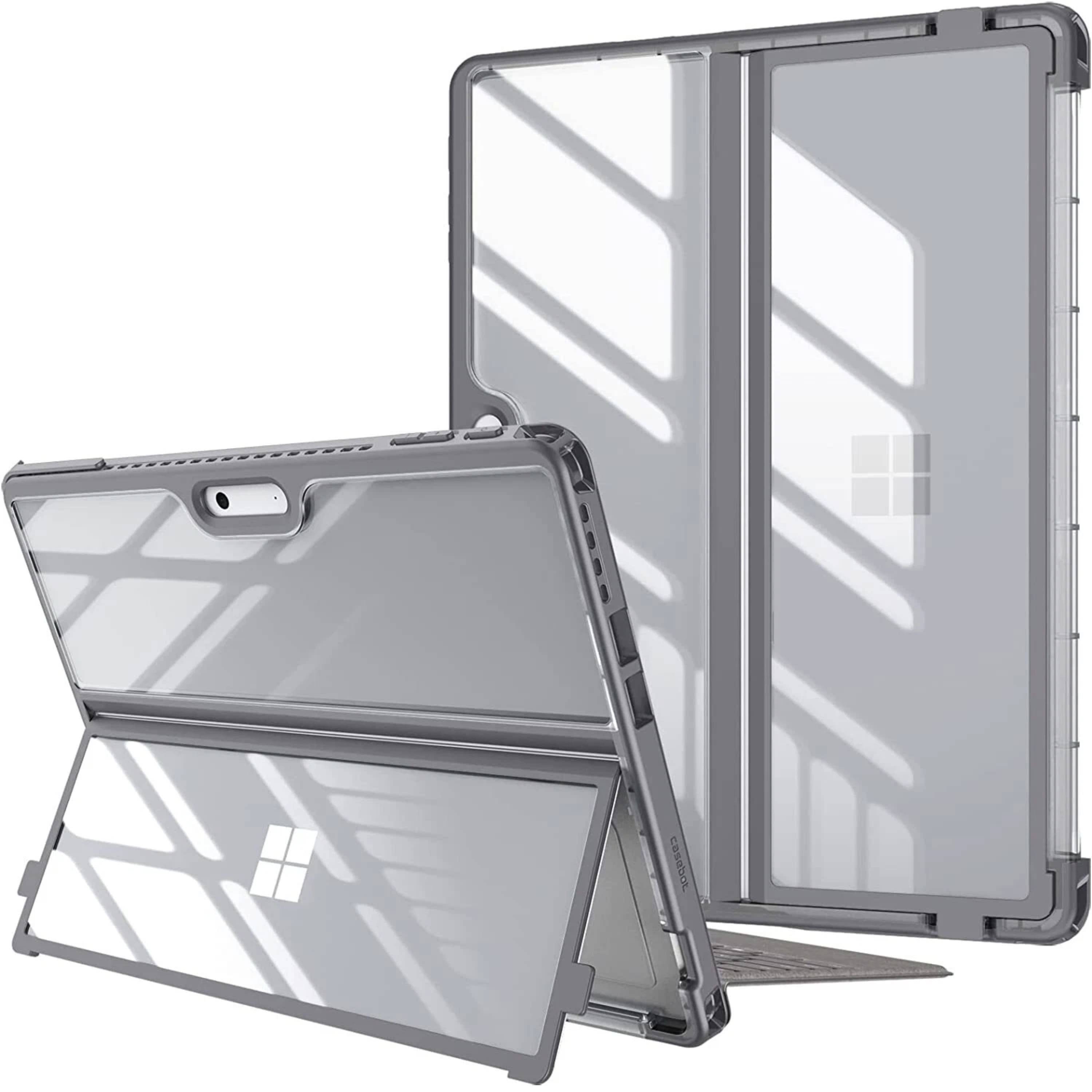 Kitcheniva - Durable Rugged Cover For Microsoft Surface Pro 11 2024 Pro 10 Pro 9 13'' - Gray