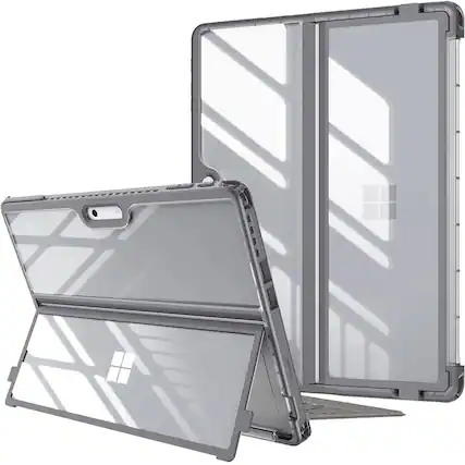 Front. Kitcheniva - Durable Rugged Cover For Microsoft Surface Pro 11 2024 Pro 10 Pro 9 13'' Gray - Gray.