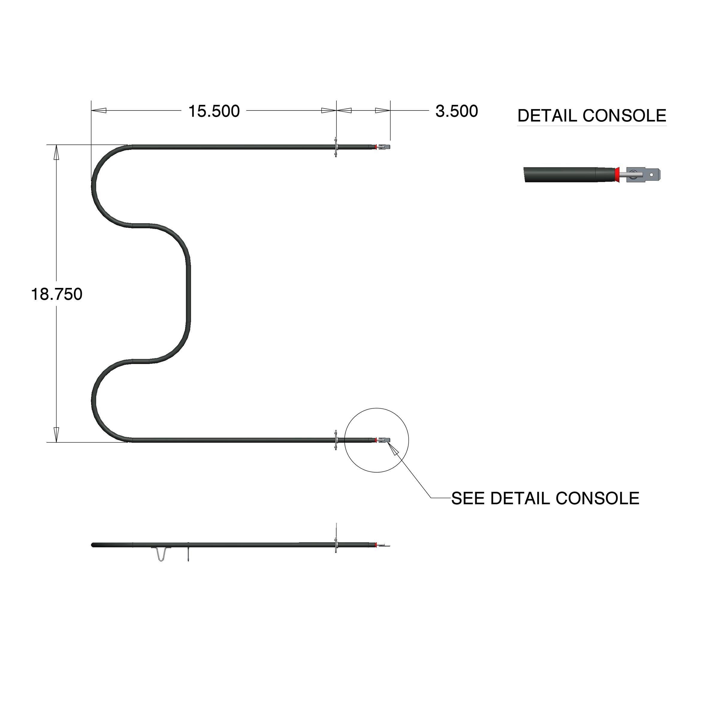 15.500, 3.500, DETAIL CONSOLE, 18.750, SEE DETAIL CONSOLE