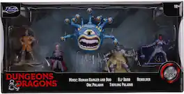 Jada Toys - Dungeons & Dragons Nano Metalfigs Medium Pack A | 5 Die-Cast Metal Figures - Red