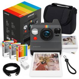 Polaroid - Now Generation 3 iType Instant Camera in Black Pro Bundle