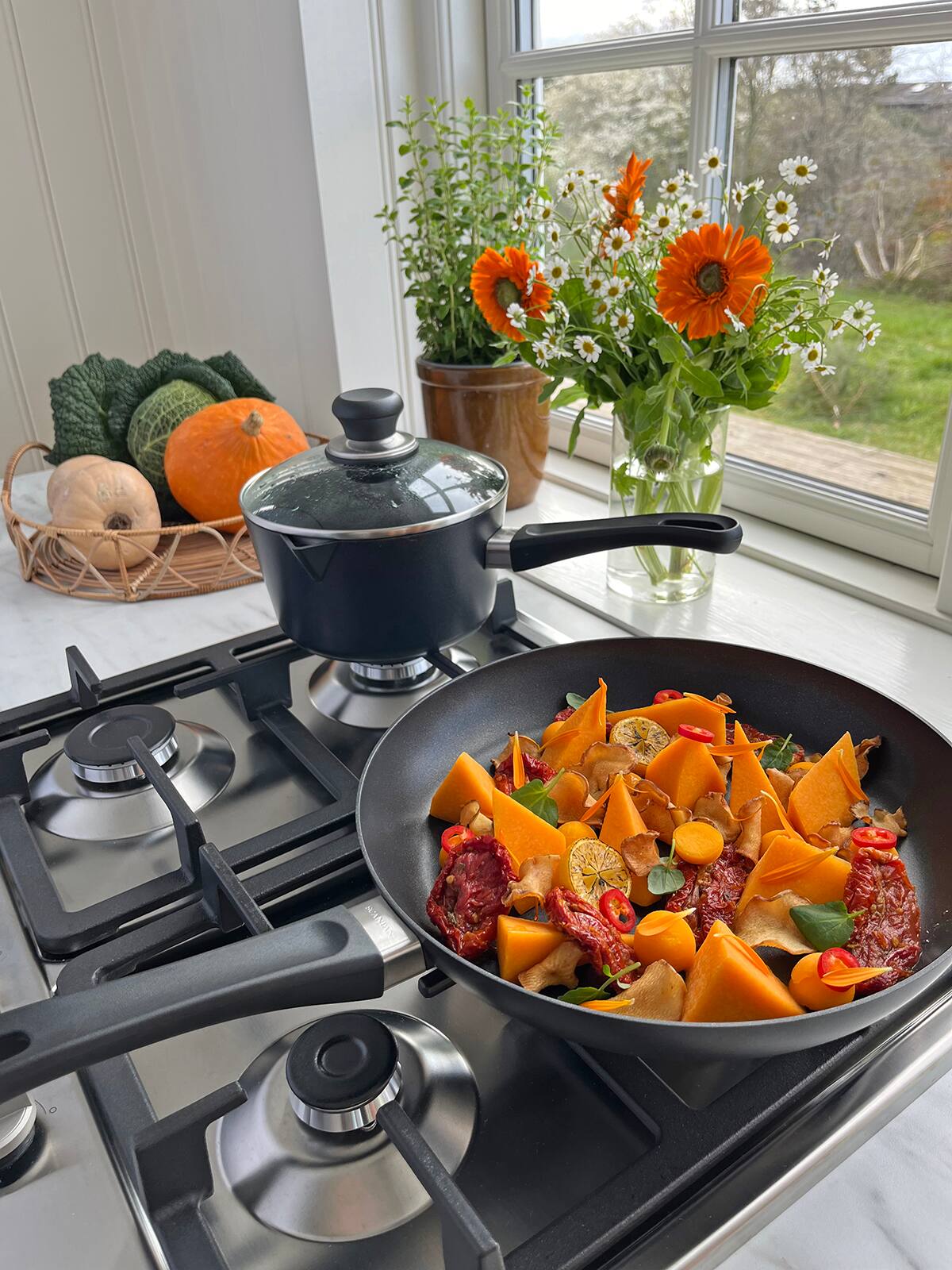 Alt View 3. Scanpan - Classic 2 Quart Covered Saucepan - Black.