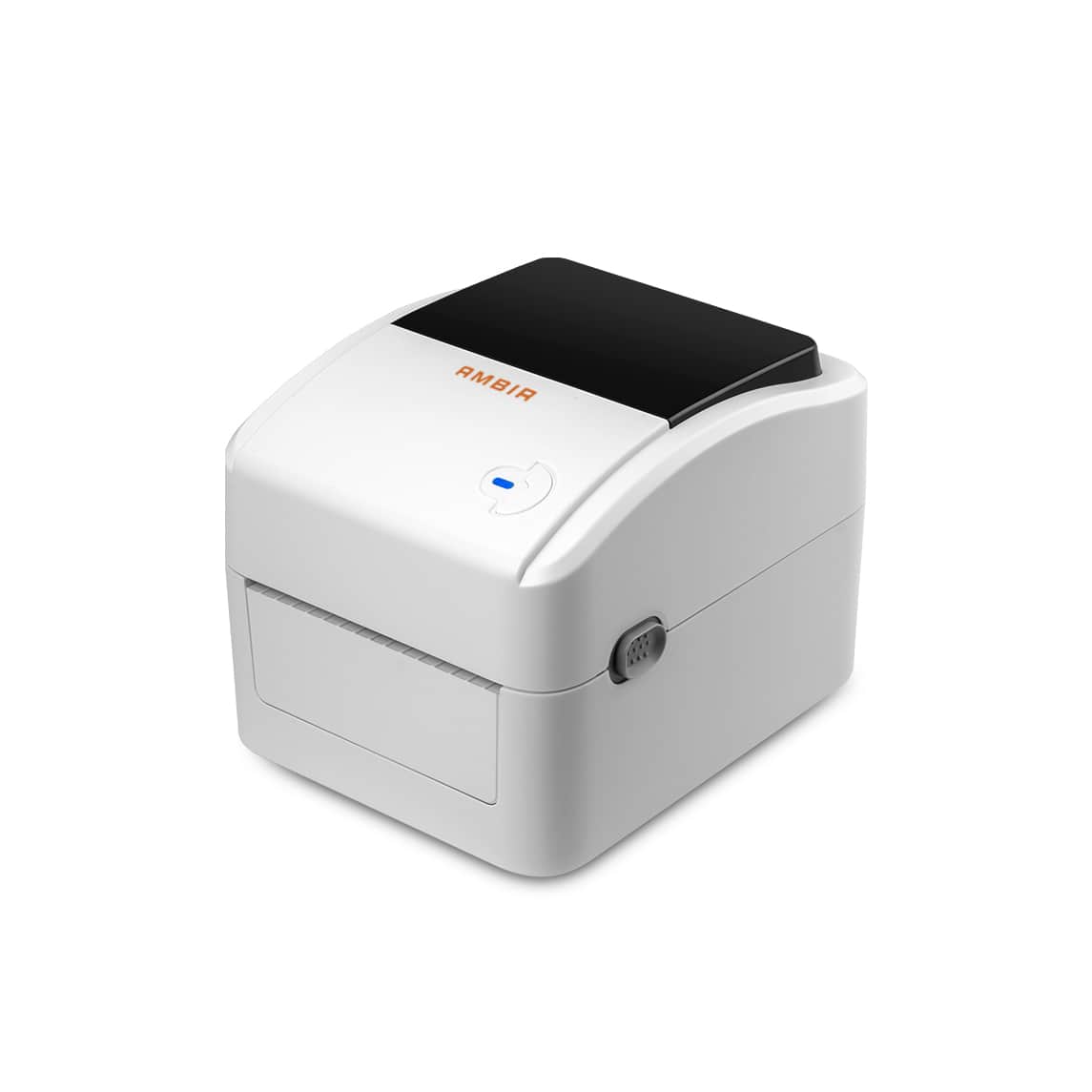 Ambir Technology Inc - AMBIR LP400-NE 4'' 203 DPI Network Label Printer - White and Black