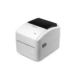 Ambir Technology Inc - AMBIR LP400-NE 4'' 203 DPI Network Label Printer - White and Black