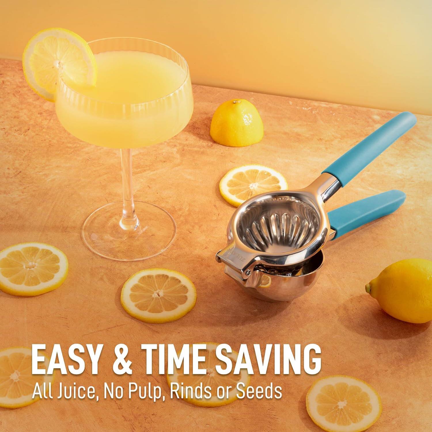 EASY & TIME SAVING
All Juice, No Pulp, Rinds or Seeds