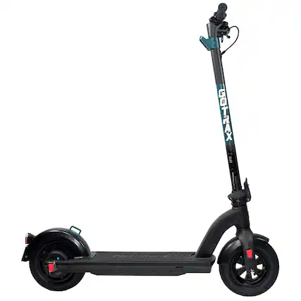 Front. GoTrax - GMax Commuting Electric Scooter w/42mi Max Operating Range & 20 Max Speed - Black.