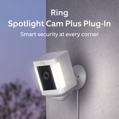 Ring Spotlight Cam Plus Outdoor/Indoor 1080p Plug In Ring Spotlight Cam Plus Outdoor/Indoor 1080p Plug In