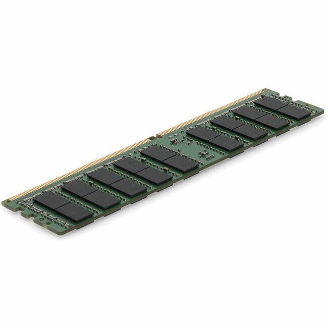 Front. AddOn - AddOn Dell® A7910489 Compatible Factory Original 32GB DDR4-2133MHz Load-Reduced ECC Quad Rank x4 1.2V 288-pin LRDIMM - Black.