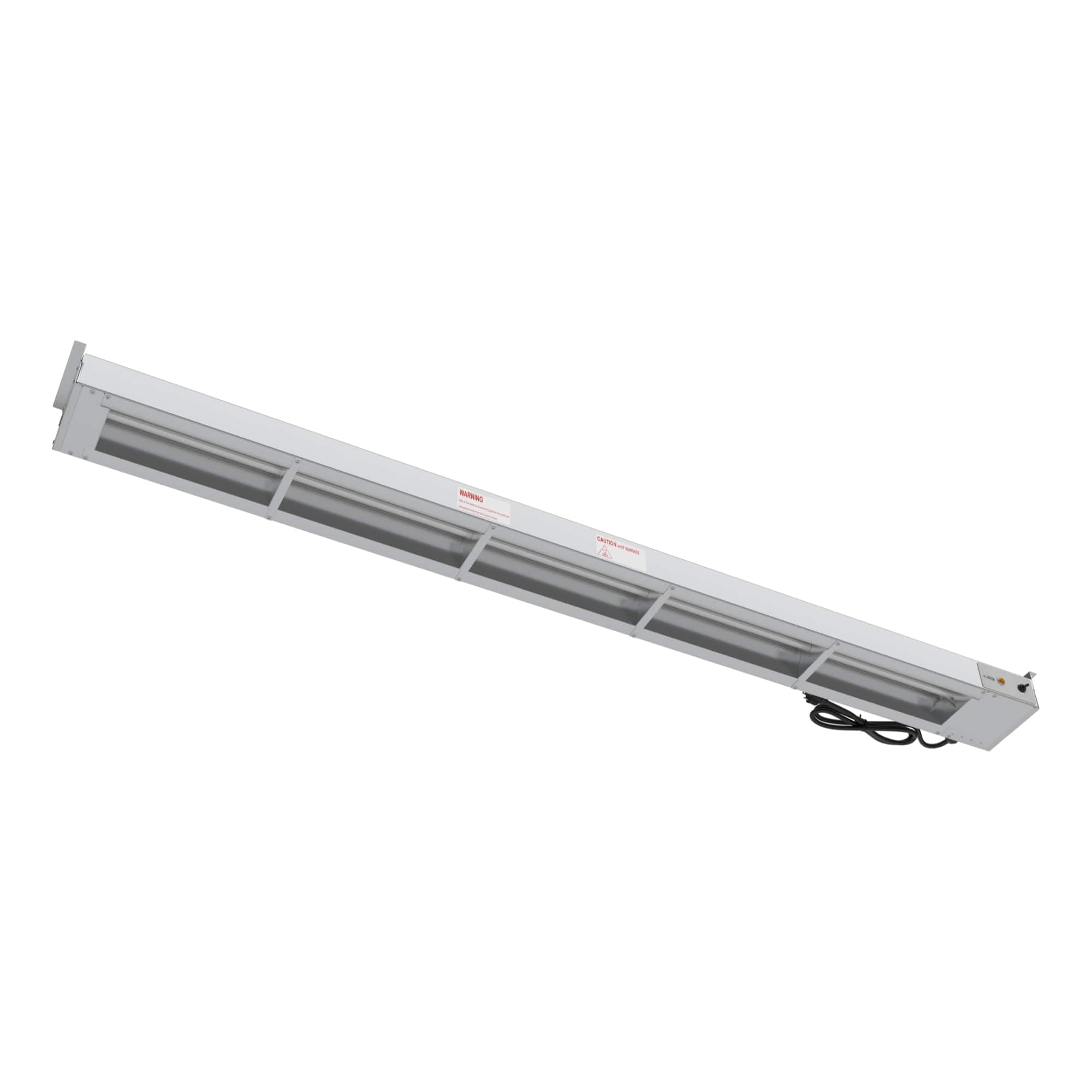 Koolmore - 72 in. High Wattage Commercial Food Strip Warmer with Toggle Controls and Cord - 120V, 1725W, UL ListeD - Silver