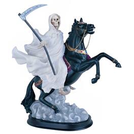 FC Design - Large 12"H Santa Muerte Riding Horse Our Lady of The Holy Death Figurine Computer Desk Tabletop - Multi-Color