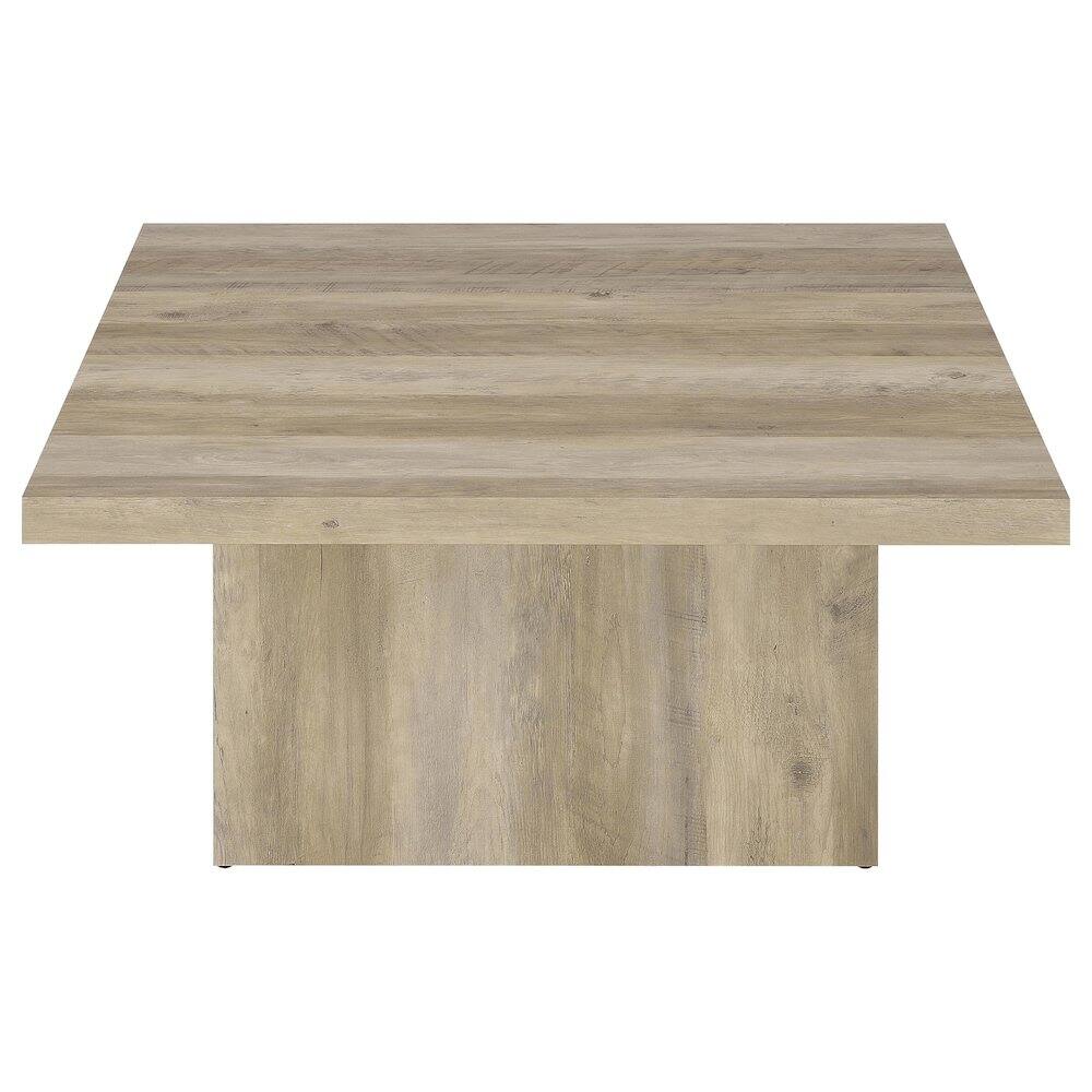 Alt View 5. Coaster Co. of America - Devar 3-piece Square Coffee End Table Set Distressed Pine - Distressed Pine.