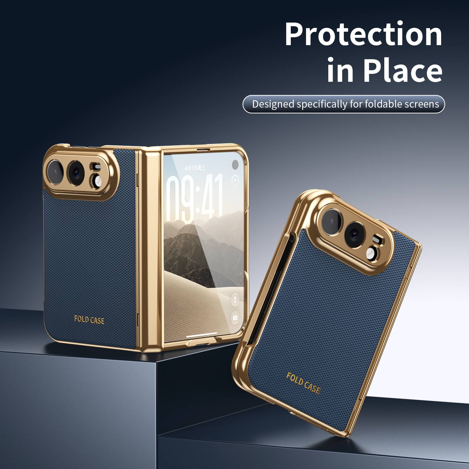 Protection in Place  
Designed specifically for foldable screens  

FOLD CASE  
FOLD CASE