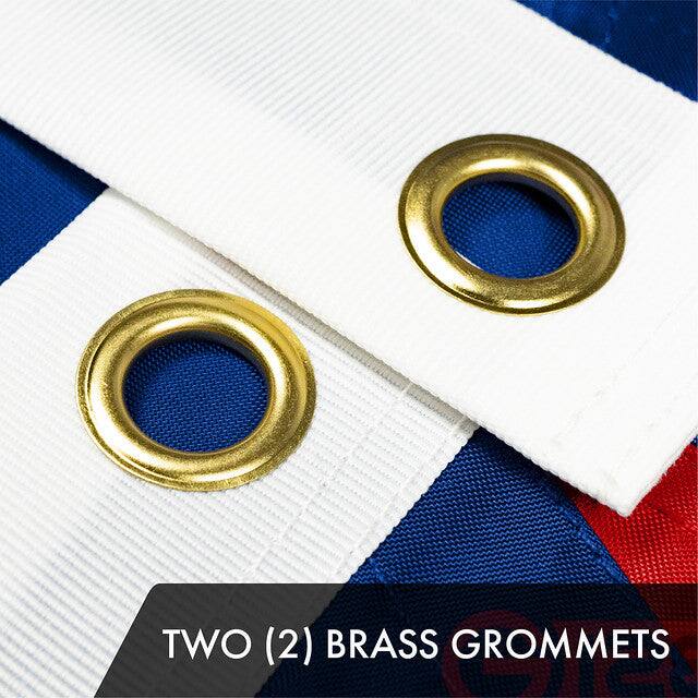 TWO (2) BRASS GROMMETS