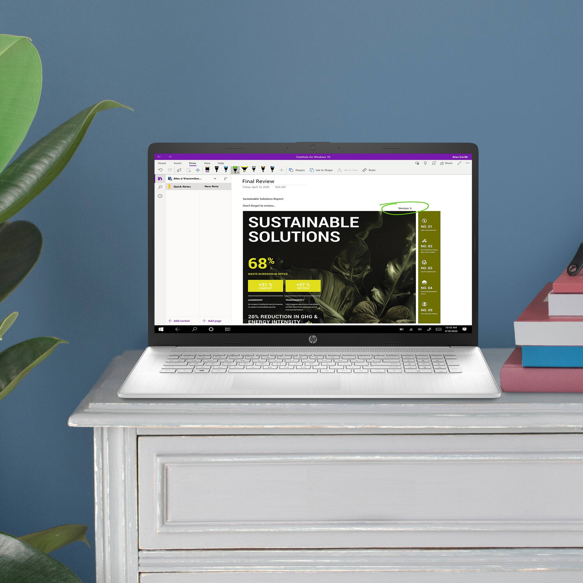 Alt View 11. HP - 17.3" Laptop - Intel Core i5 - 8GB Memory - 256GB SSD.