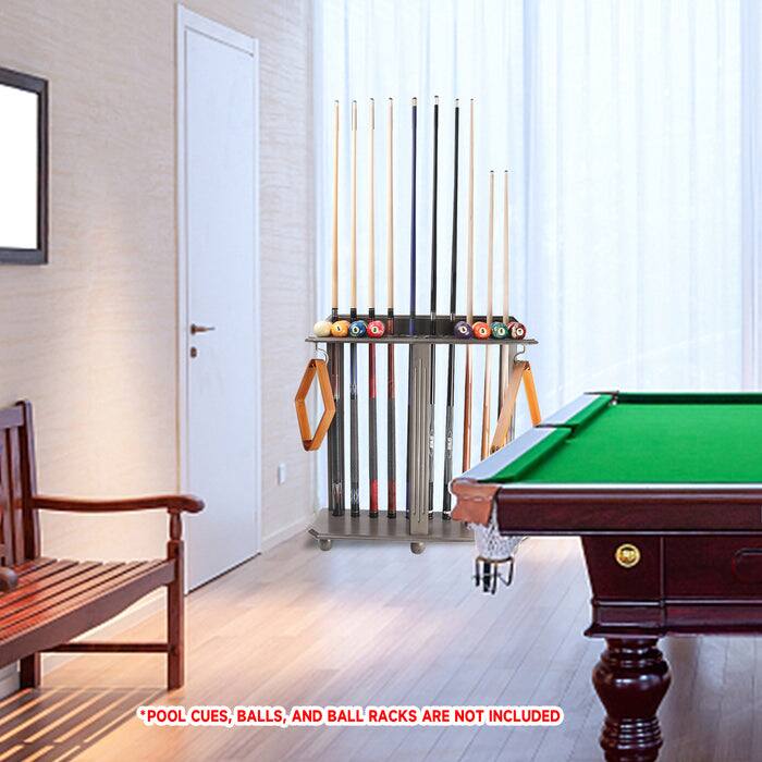 *POOL CUES, BALLS, AND BALL RACKS ARE NOT INCLUDED