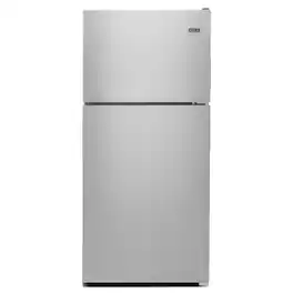 Maytag - 20.5 Cu. Ft. Top-Freezer Refrigerator - Fingerprint Resistant - Stainless Steel