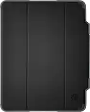Front. STM - Dux Plus Case for Apple iPad Pro 11" - Black.