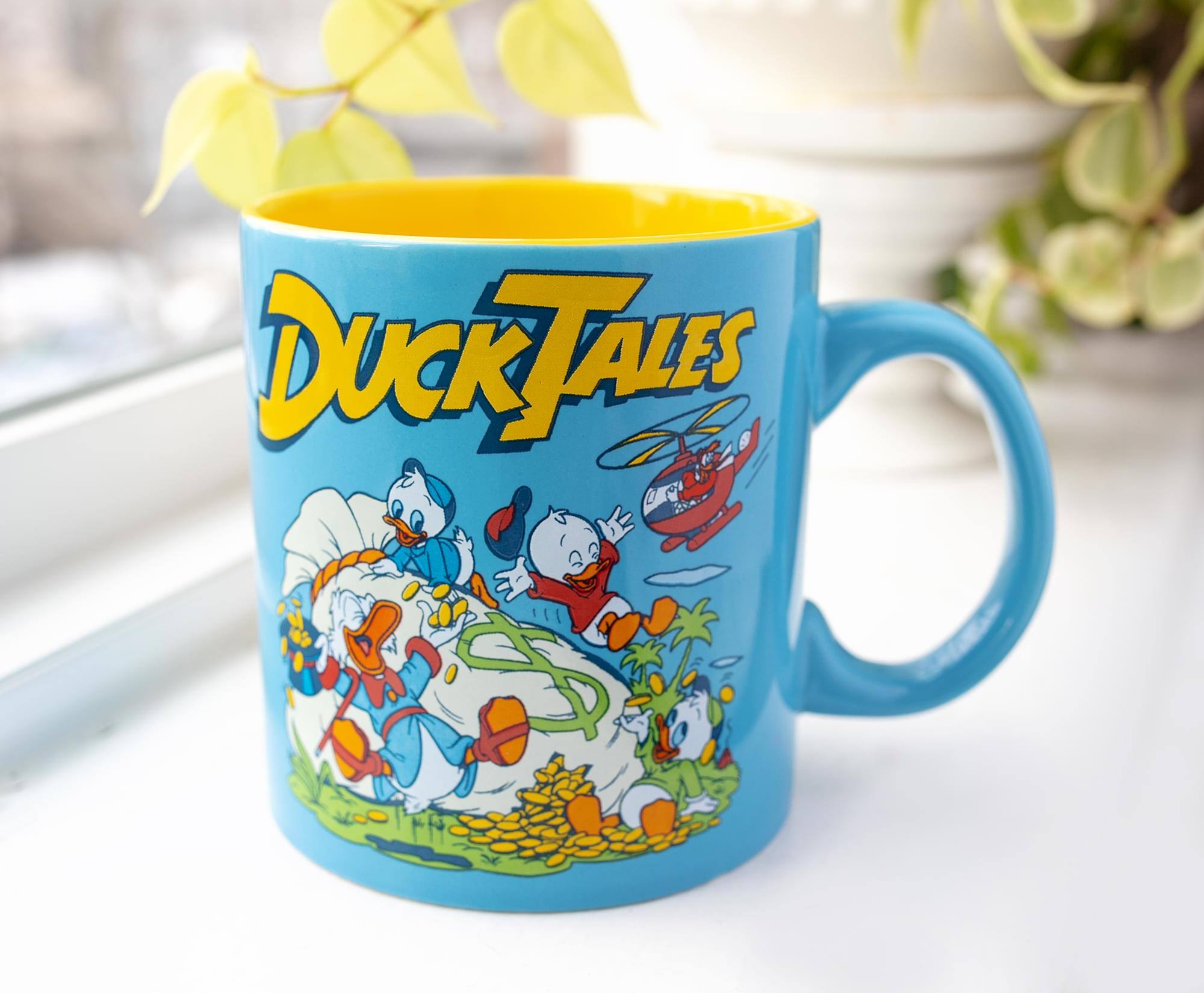 Alt View 4. Silver Buffalo - Disney DuckTales Money Bags Ceramic Mug | Holds 20 Ounces - Blue.