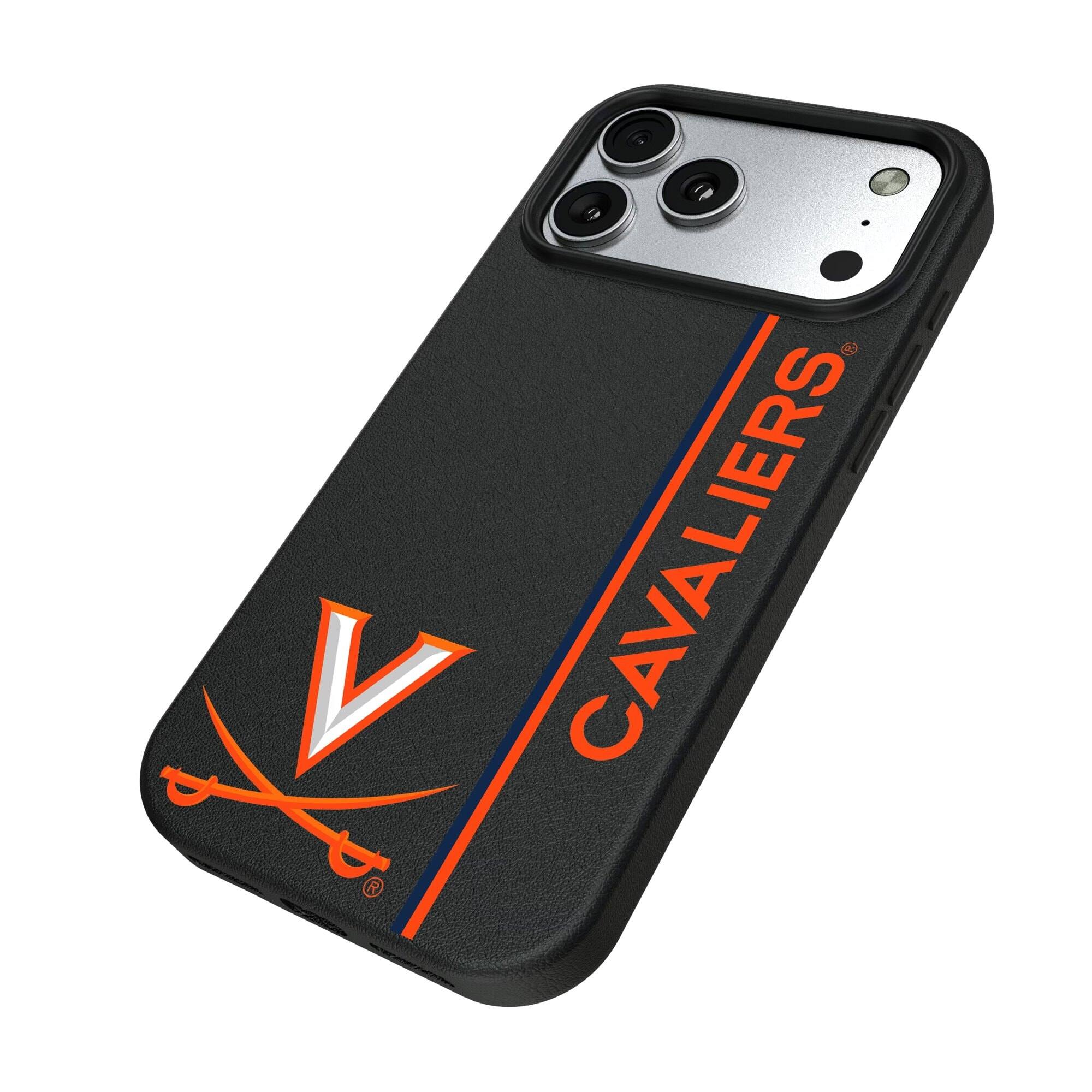 Alt View 1. Keyscaper - Virginia Cavaliers iPhone Magnetic Bump Case - 16 - Black.