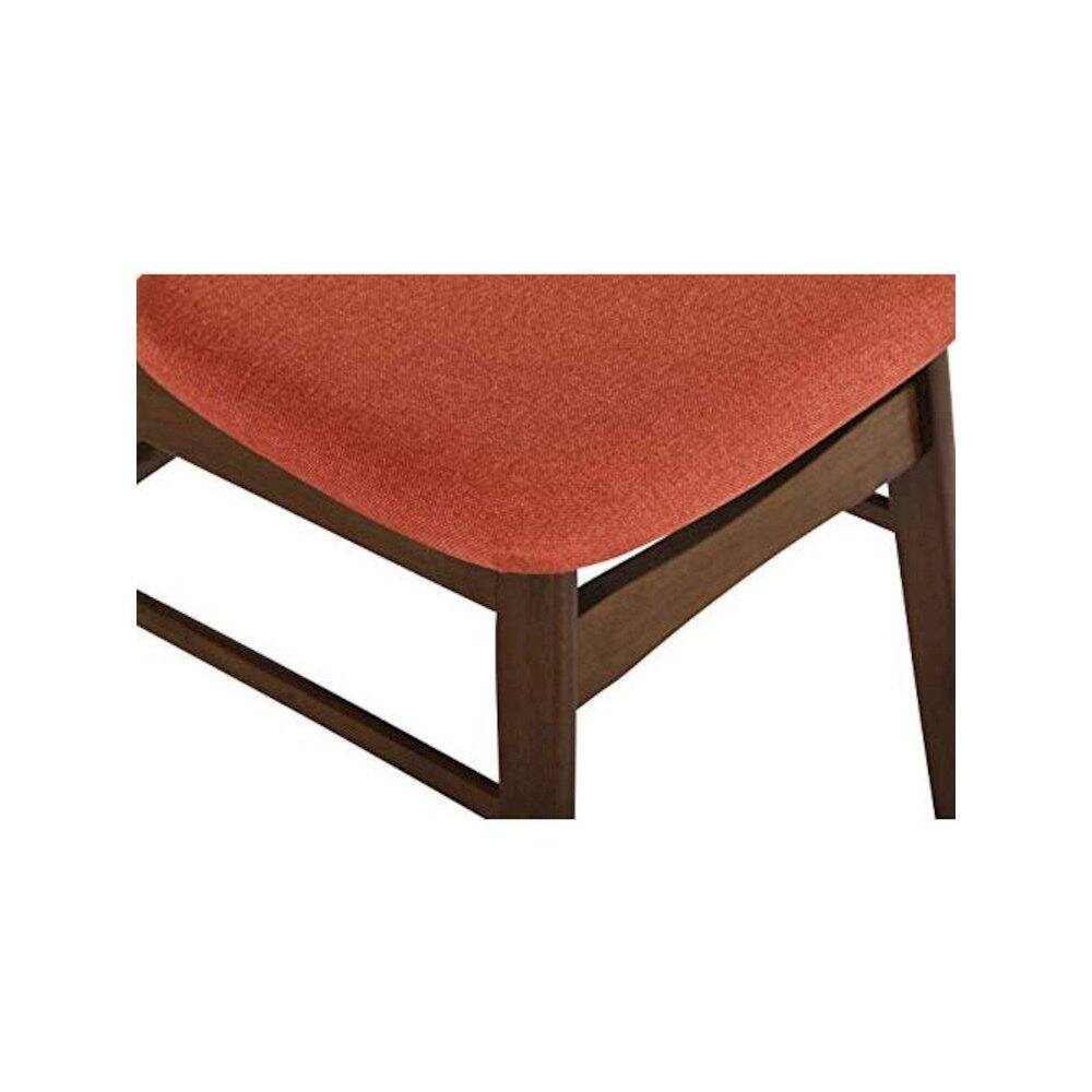 Alt View 2. New Classic Furniture - Morocco Orange Solid Wood Dining Chair (Set of 4) - Orange.