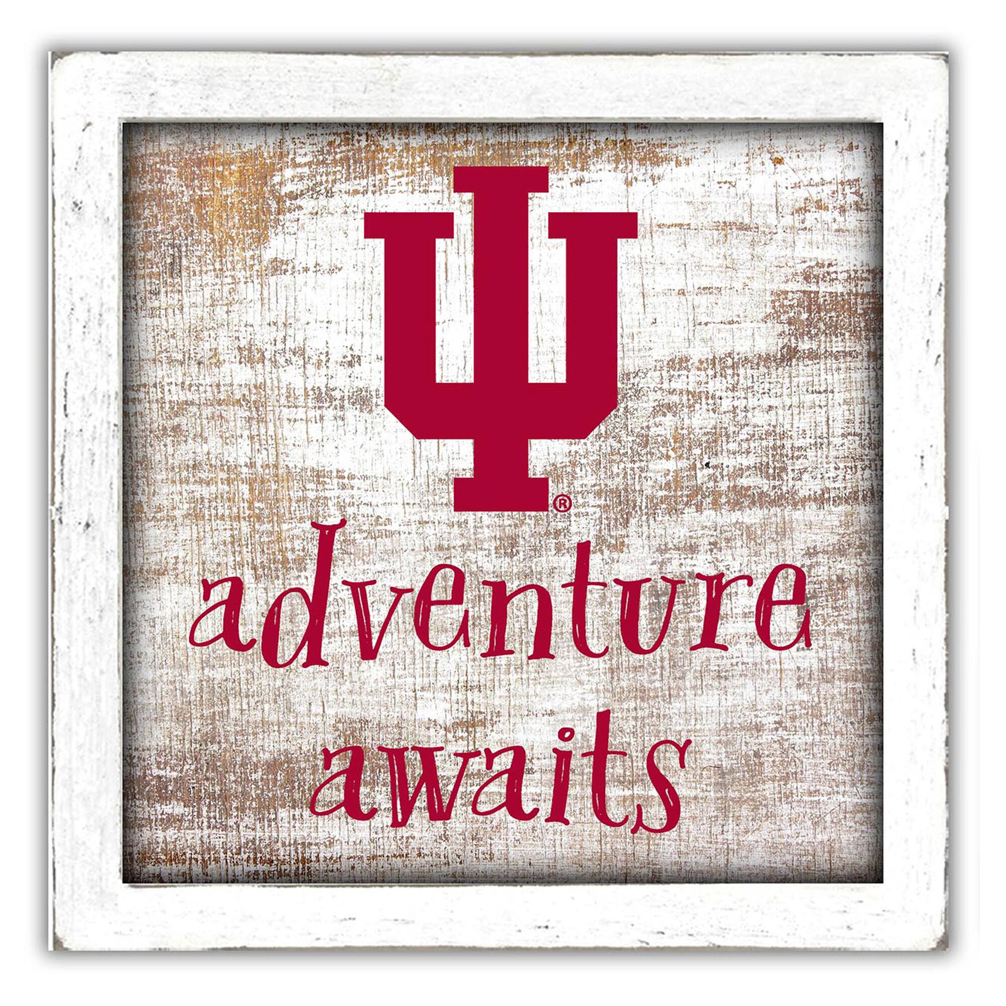 Indiana Hoosiers 14'' x 13'' Adventure Awaits Money Box