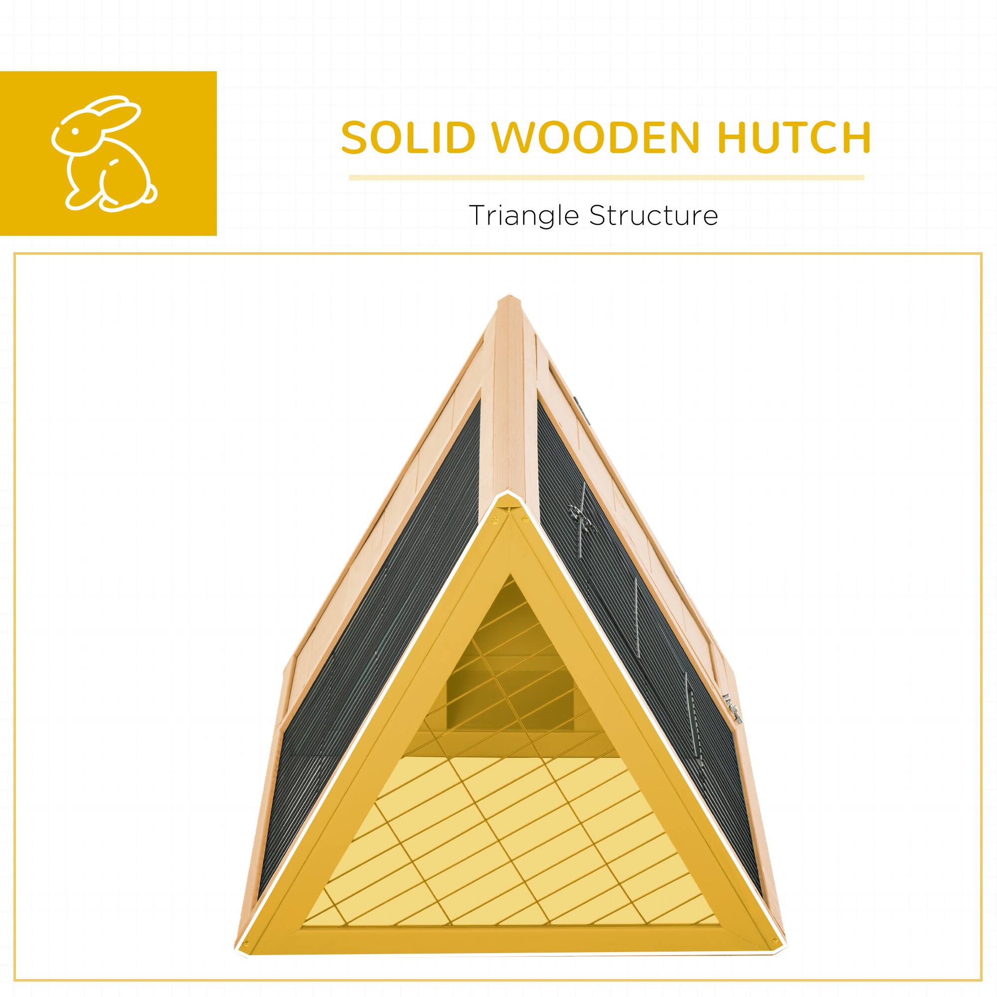 SOLID WOODEN HUTCH  
Triangle Structure