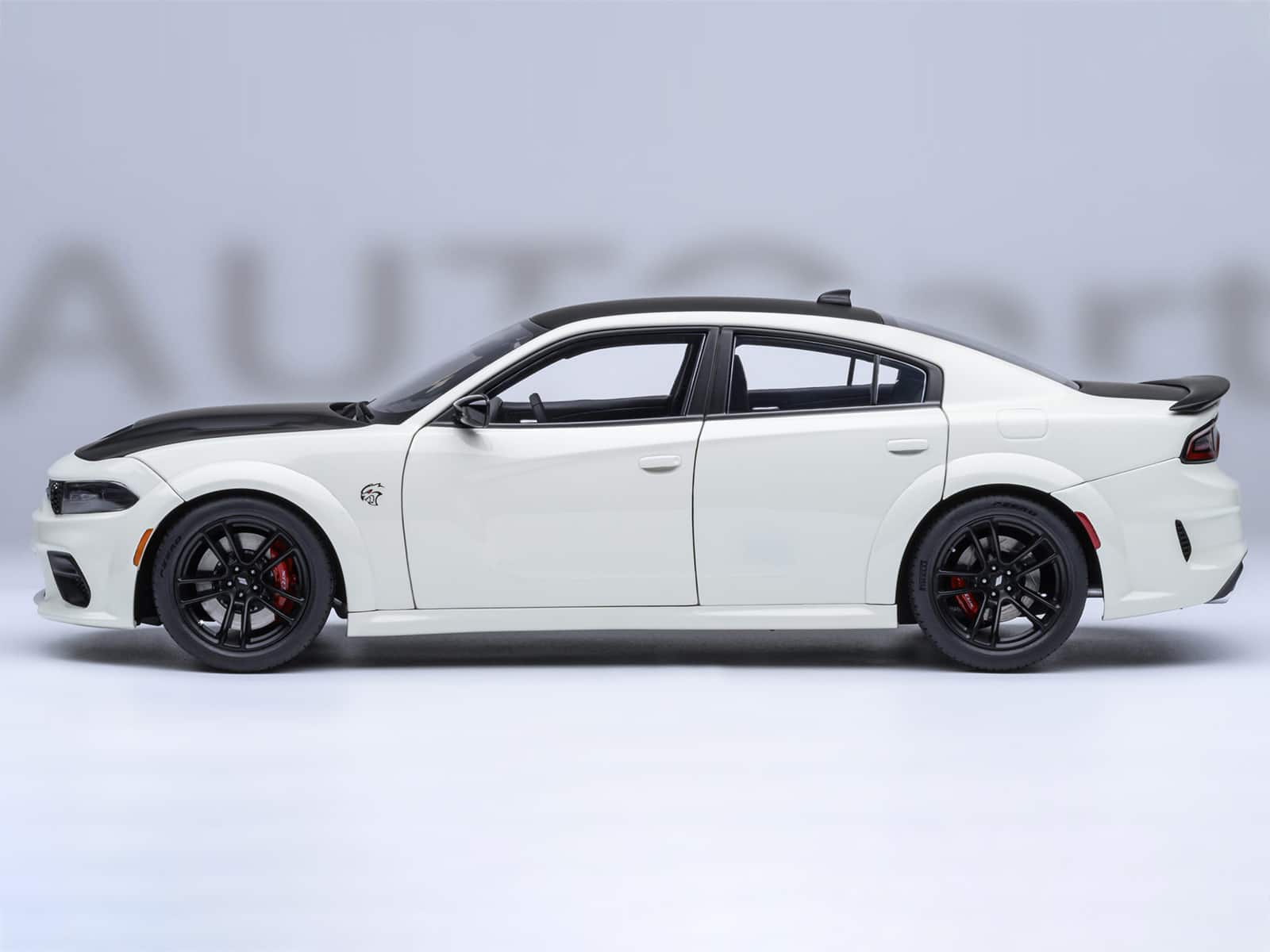 Dodge Charger SRT Hellcat Redeye Knuckle White with Matt Black