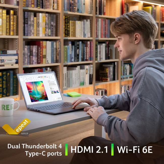 E O I RE epeat GOLD Dual Thunderbolt 4 Type-C ports HDMI 2.1 Wi-Fi 6E