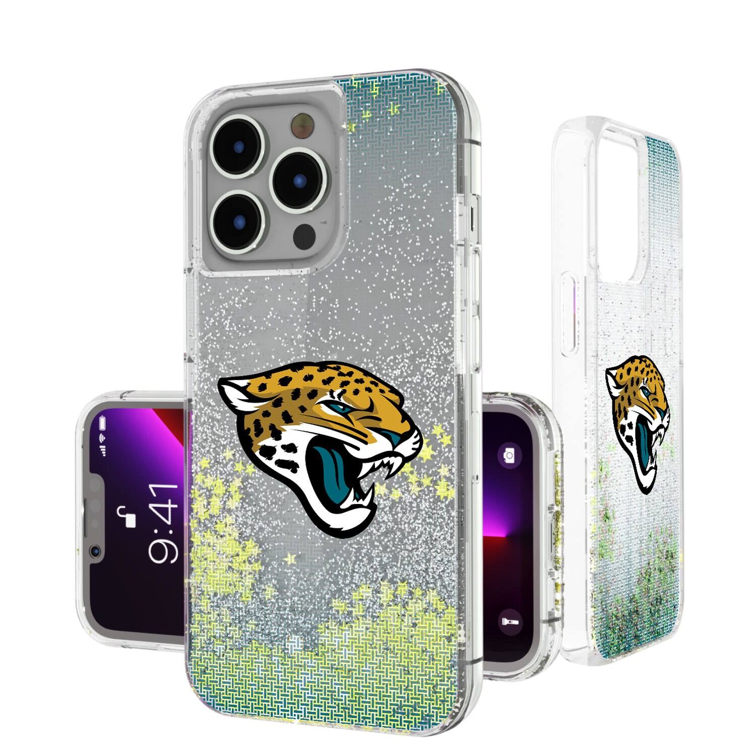 Keyscaper - NFL - Jacksonville Jaguars - Linen Logo iPhone Glitter Case - 14 Pro Max - Multicolor price history on PriceWatchPro