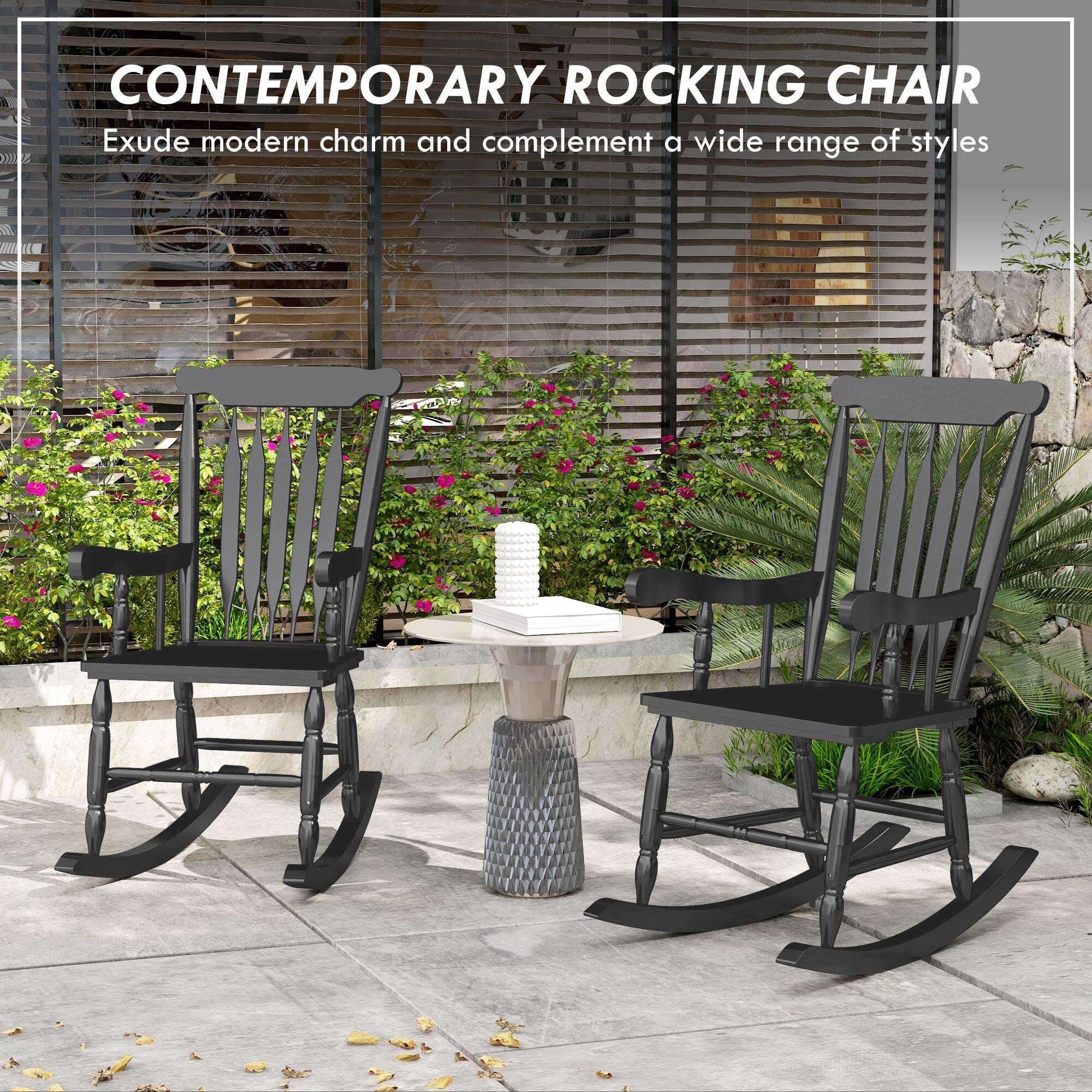 CONTEMPORARY ROCKING CHAIR  
Exude modern charm and complement a wide range of styles